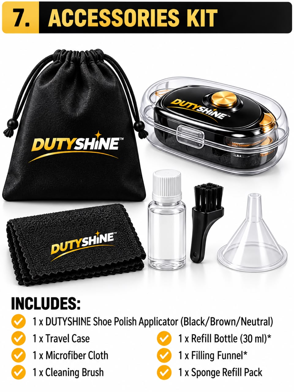 Official DUTYSHINE Accessories kit