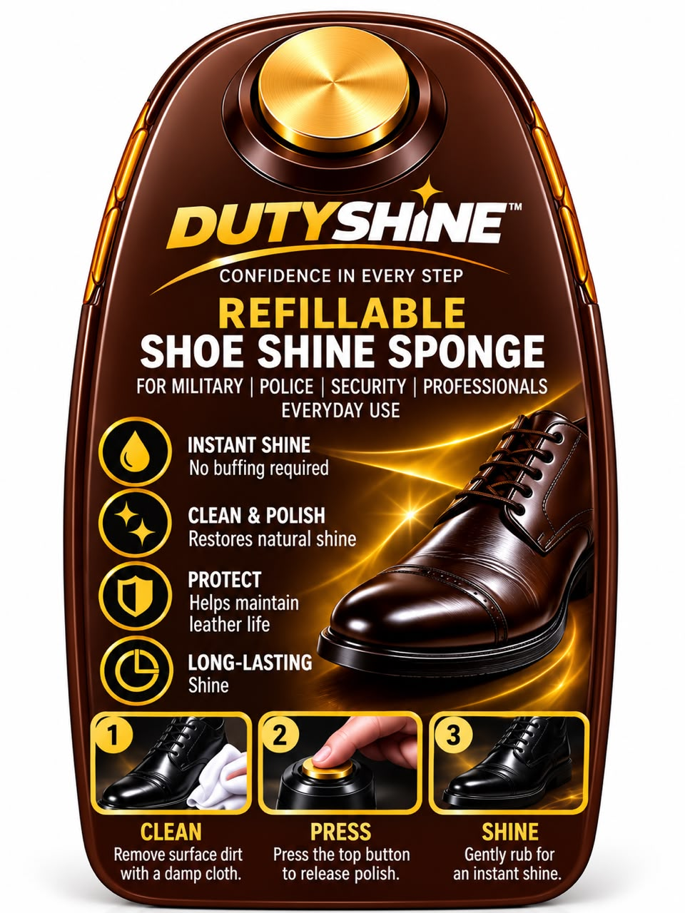 Brown Applicator — official DUTYSHINE product image